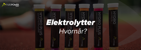 Hvornår bør man indtage elektrolytter?