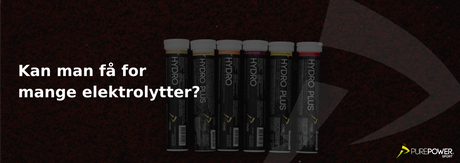 Kan man få for mange elektrolytter?