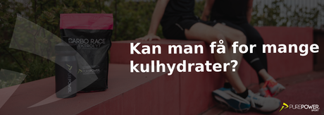 Kan man få for mange kulhydrater?