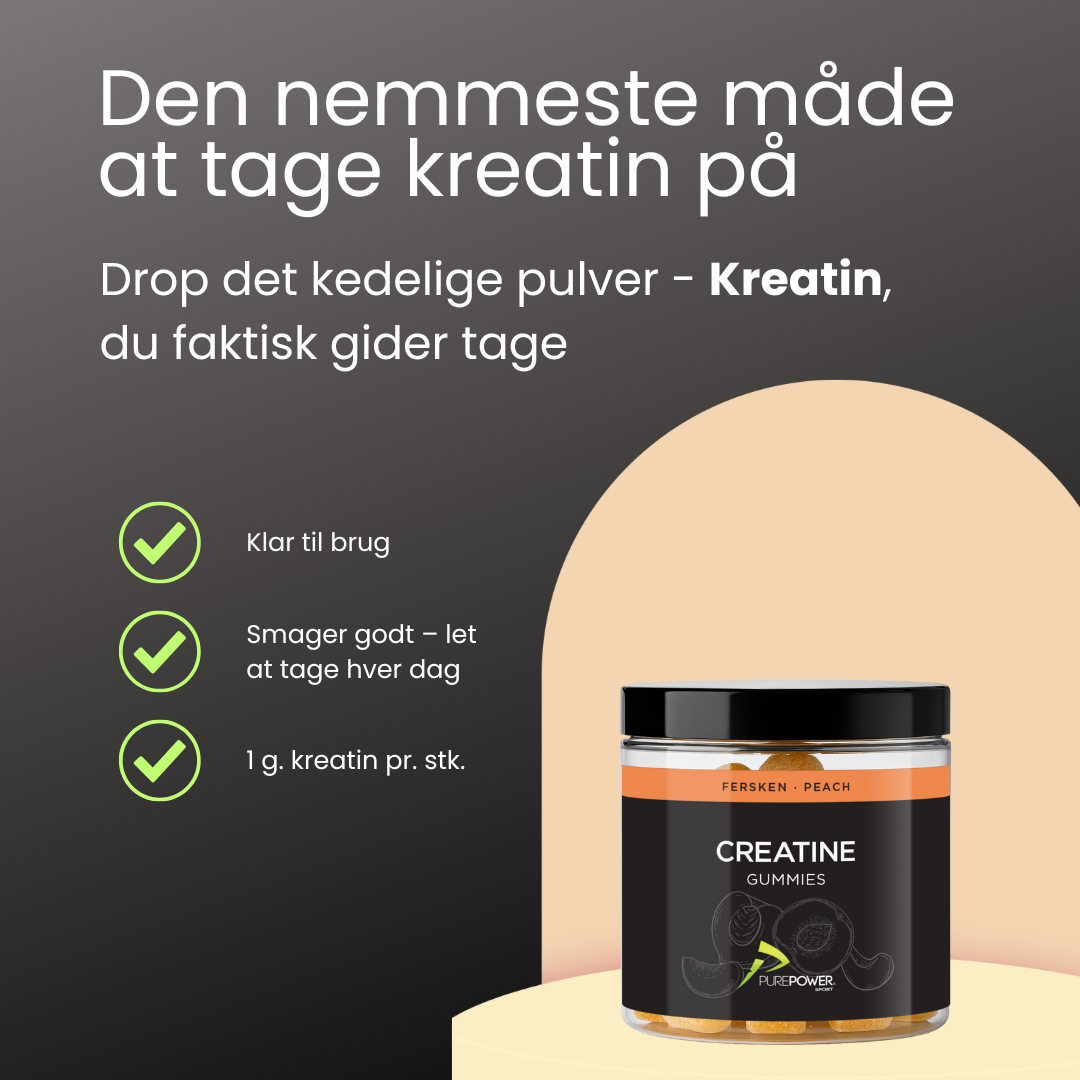Creatine Gummies Fersken 60 stk.