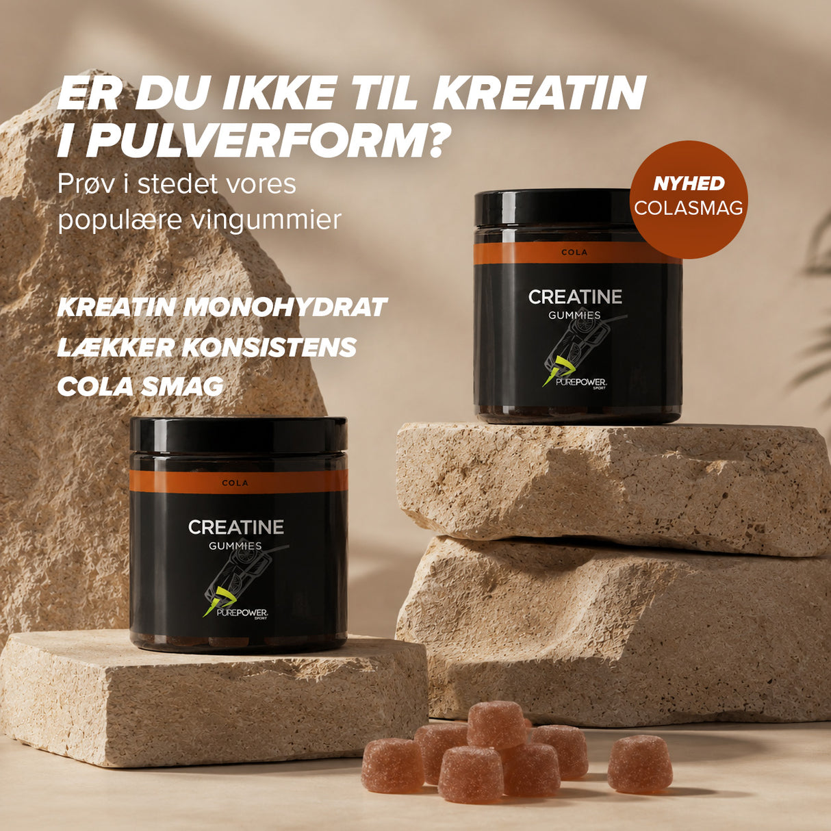 Creatine Gummies Cola 60 stk.
