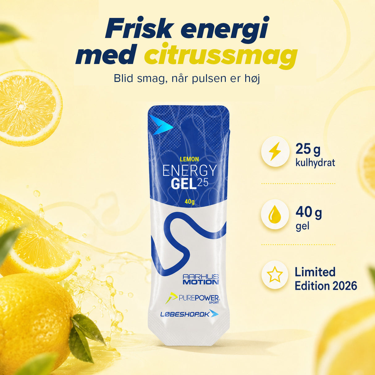 BACH Energy Gel Lemon 12 x 40g
