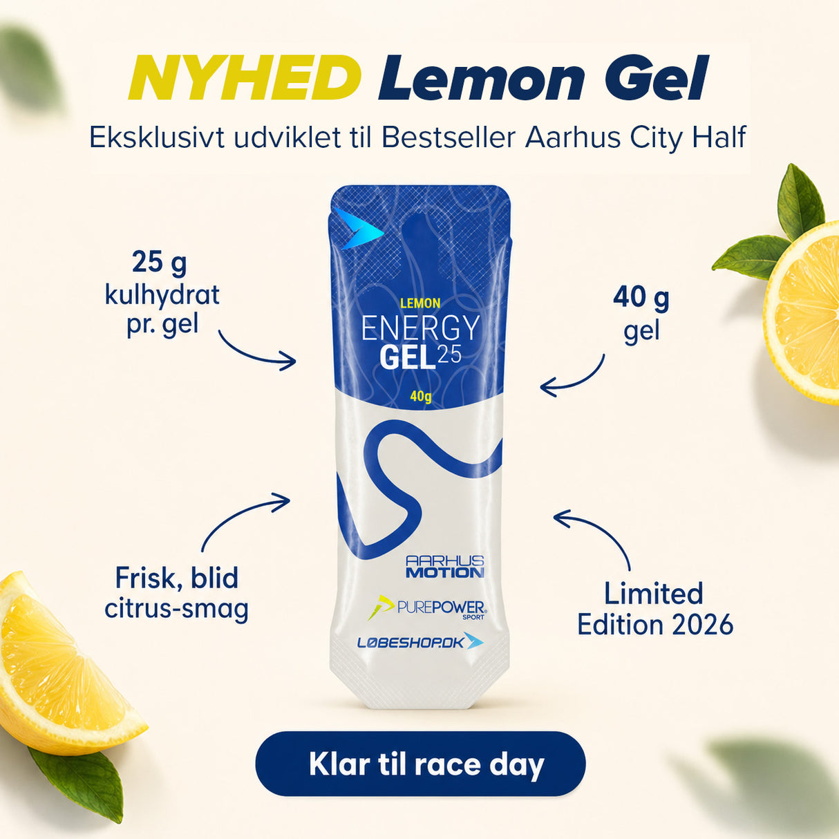 BACH Energy Gel Lemon 12 x 40g