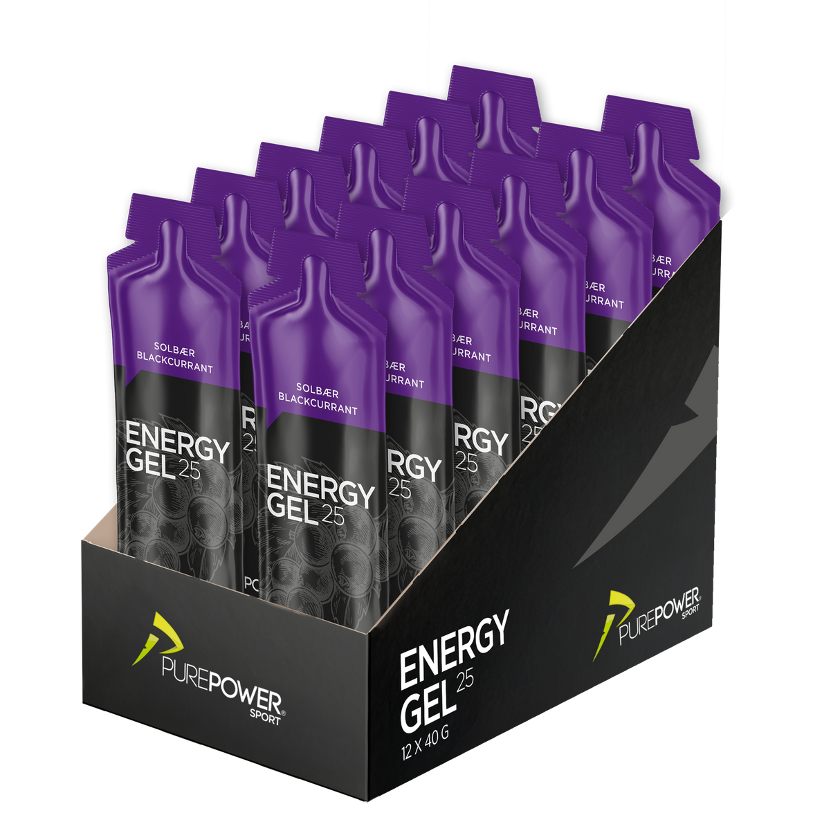Energy Gel Solbær 12 x 40 g