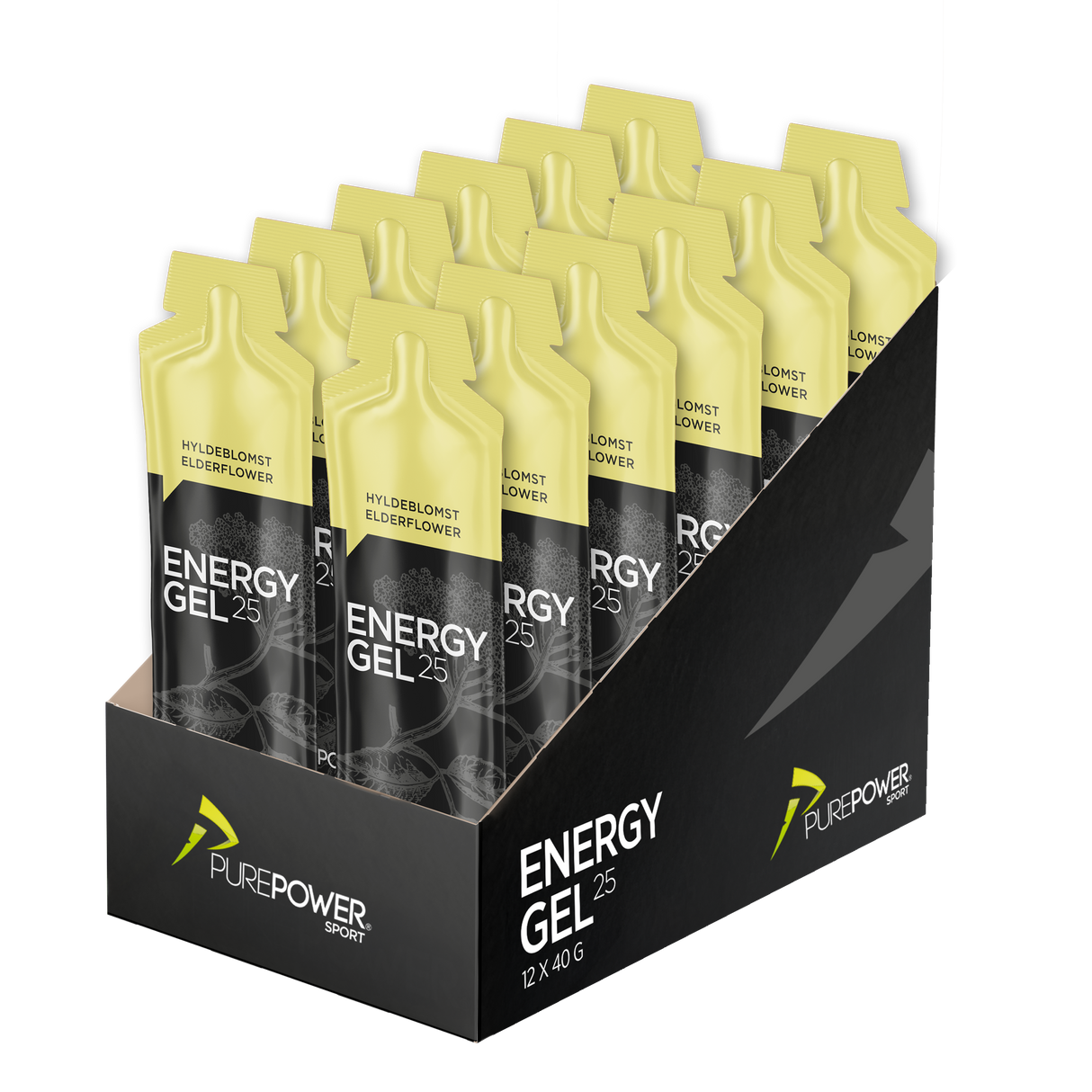 Energy Gel Hyldeblomst 12 x 40 g