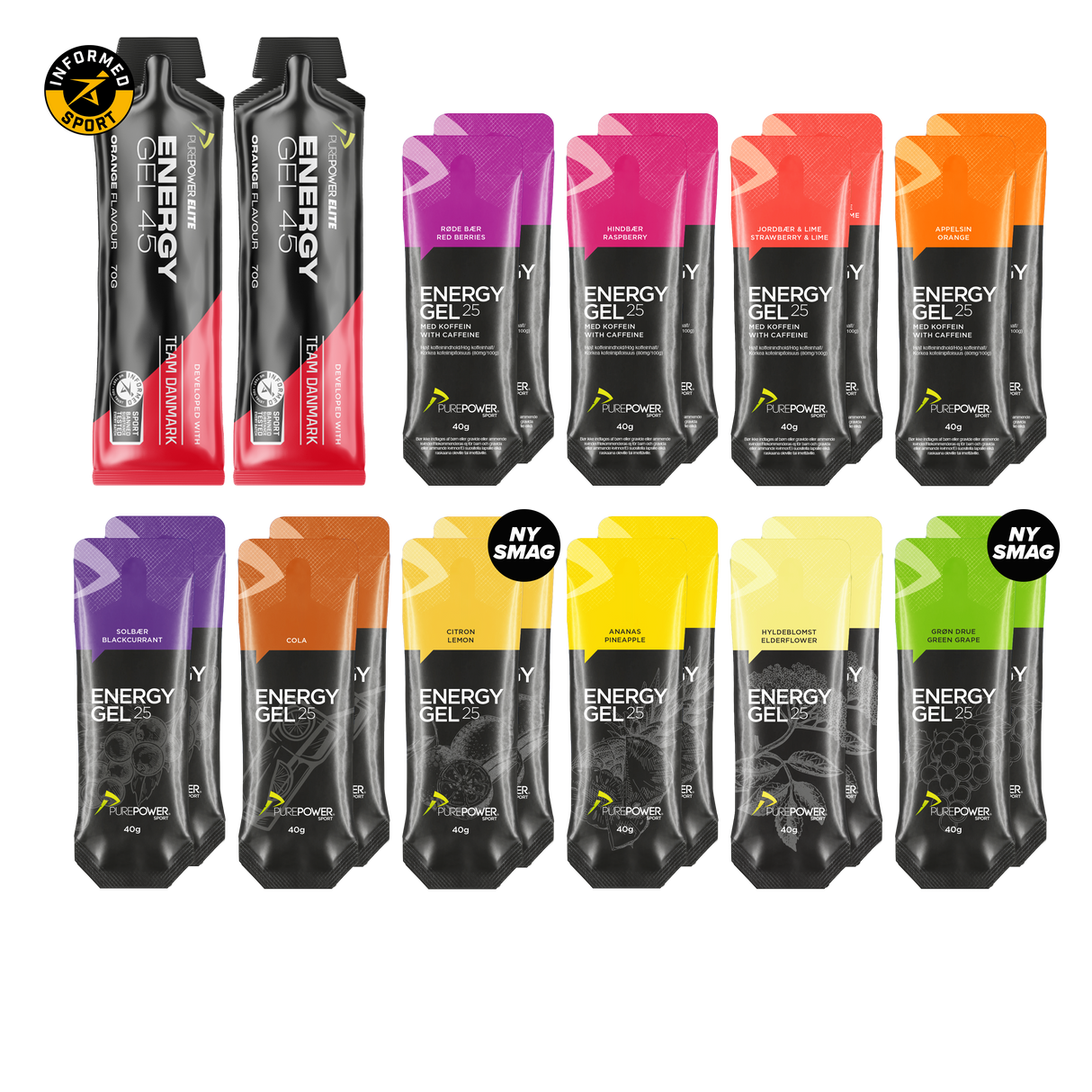 Energy Gels mix pack