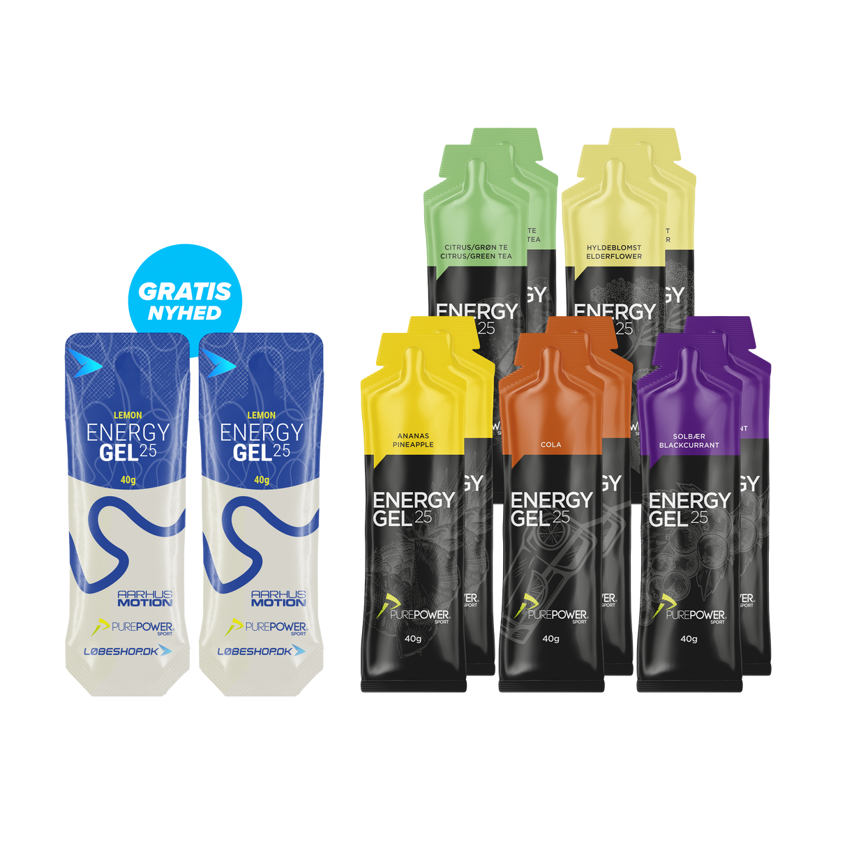 Energy Gels mix pack
