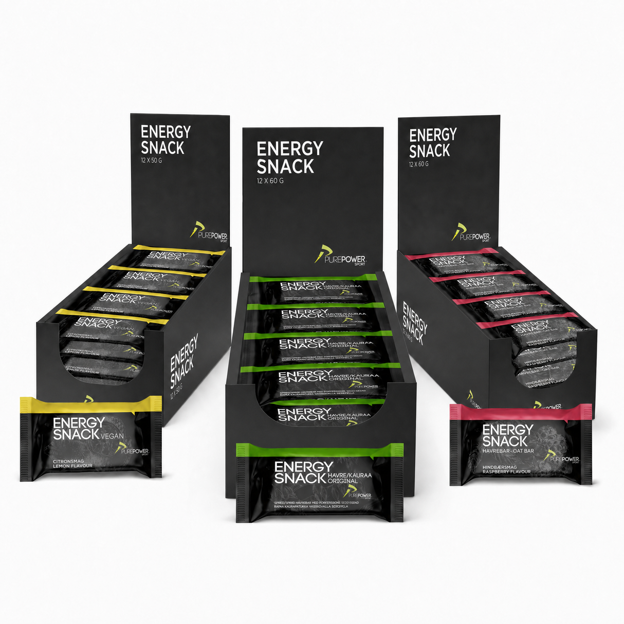 Energy Snack Trio Pack – 36 stk.