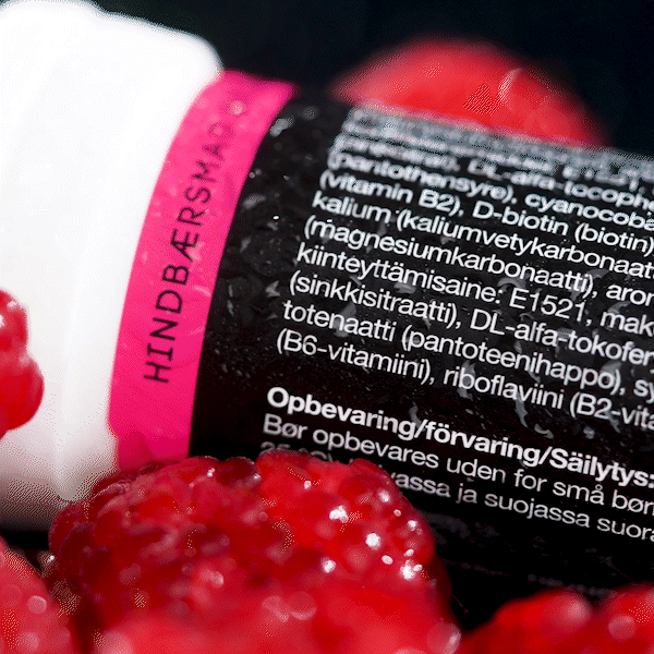 Hydro Plus hindbær 20 tabs