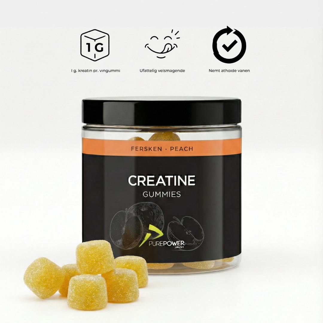 Creatine Gummies Fersken 60 stk.