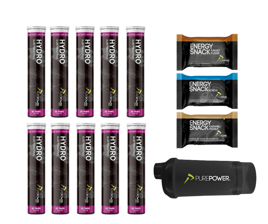 Athlete Pakken – Rødebær (10 rør + bonus)