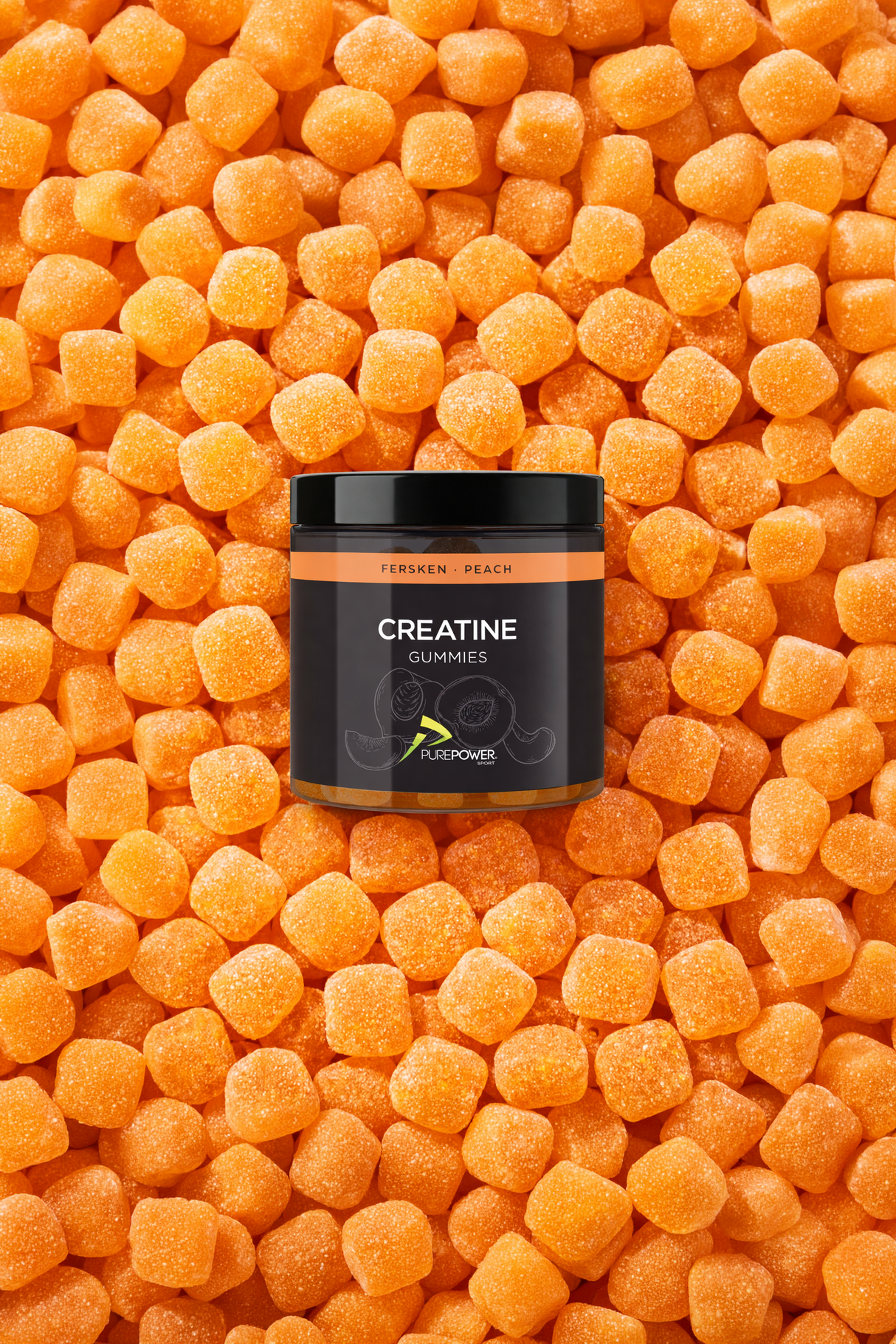Creatine Gummies Fersken 60 stk.