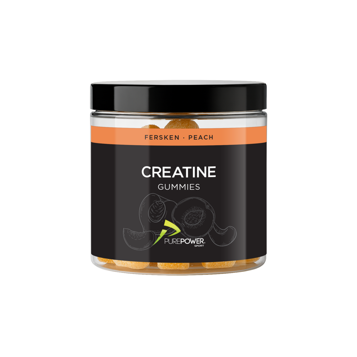 Creatine Gummies Fersken 60 stk.
