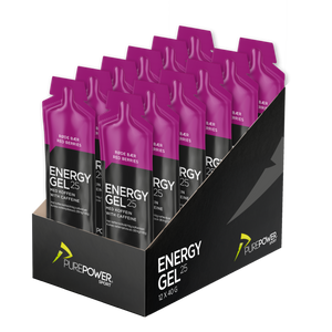 Energy Gel Koffein Røde Bær 12 x 40 g