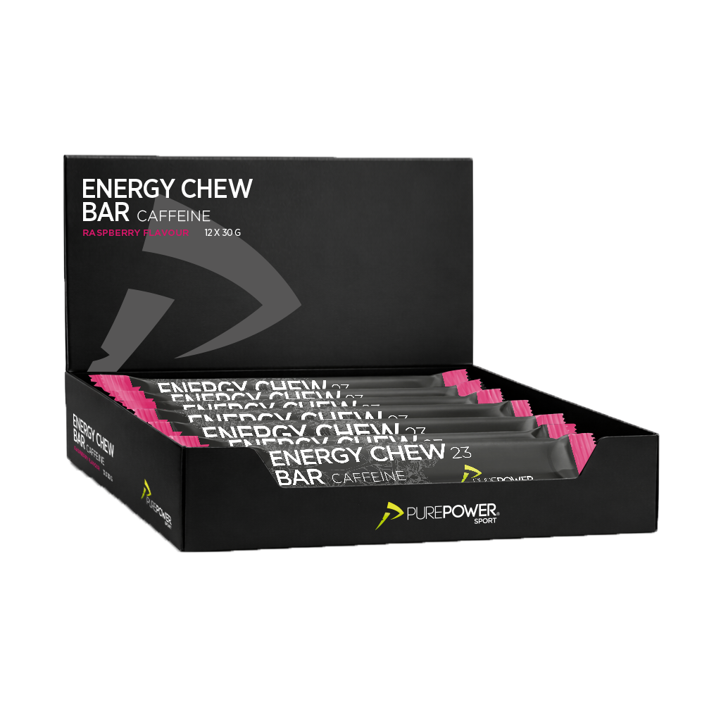 Energy Chew Bar Elektrolyt Jordbær/Lime 12 x 30 g