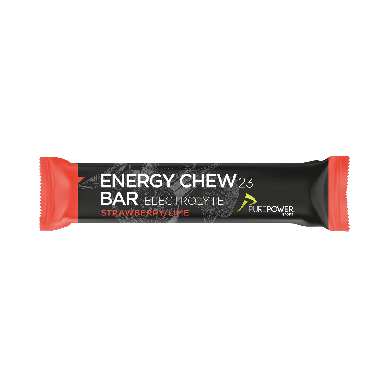 Energy Chew Bar Elektrolyt Jordbær/Lime 30 g