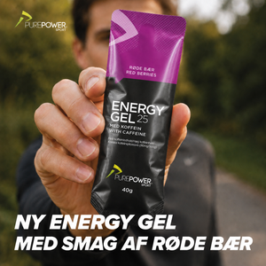 Energy Gel 25 Koffein Røde Bær 40 g