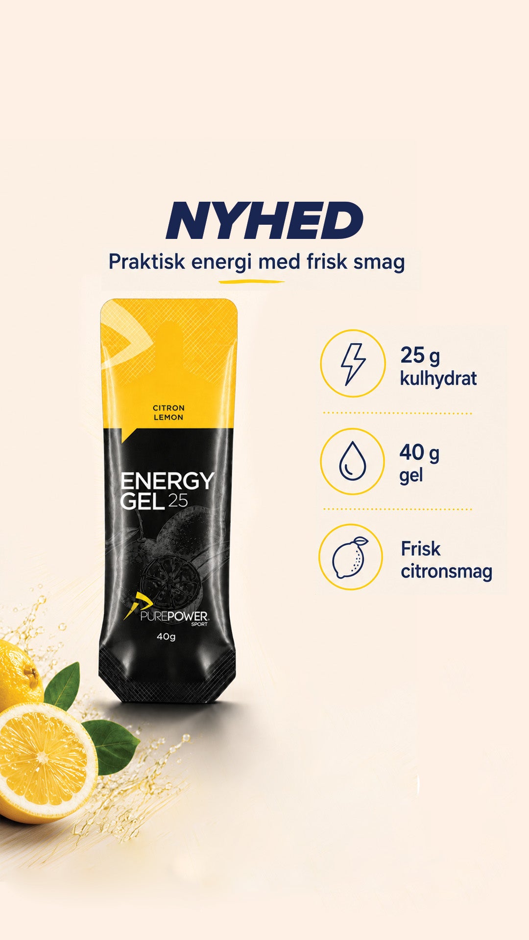 Energy Gel Citron 12 x 40 g