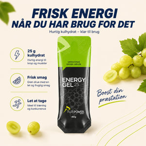 Energy Gel Grøn Drue 12 x 40g