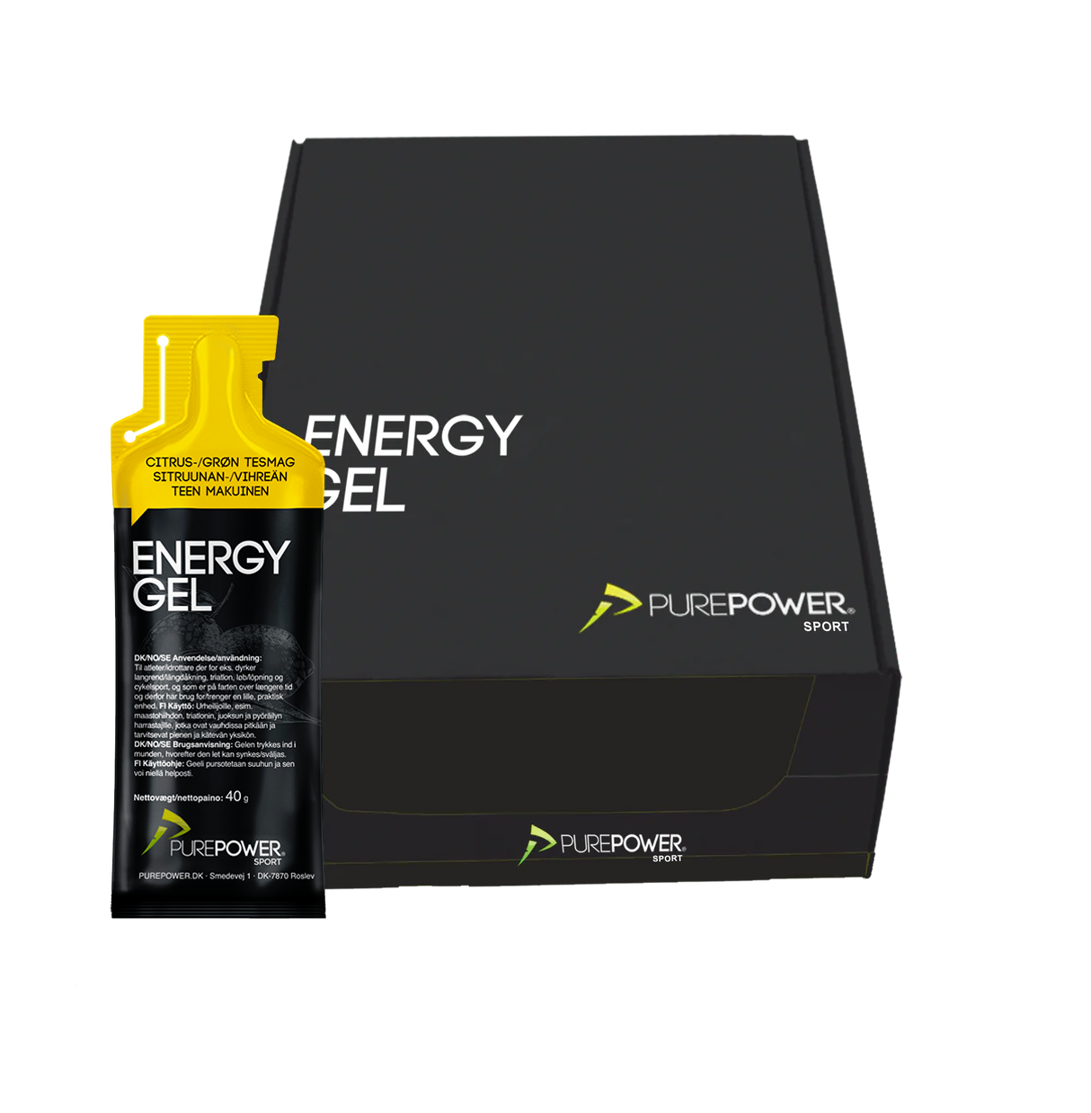 Energy Gel Citrus-/Grøn Te 12x40 g