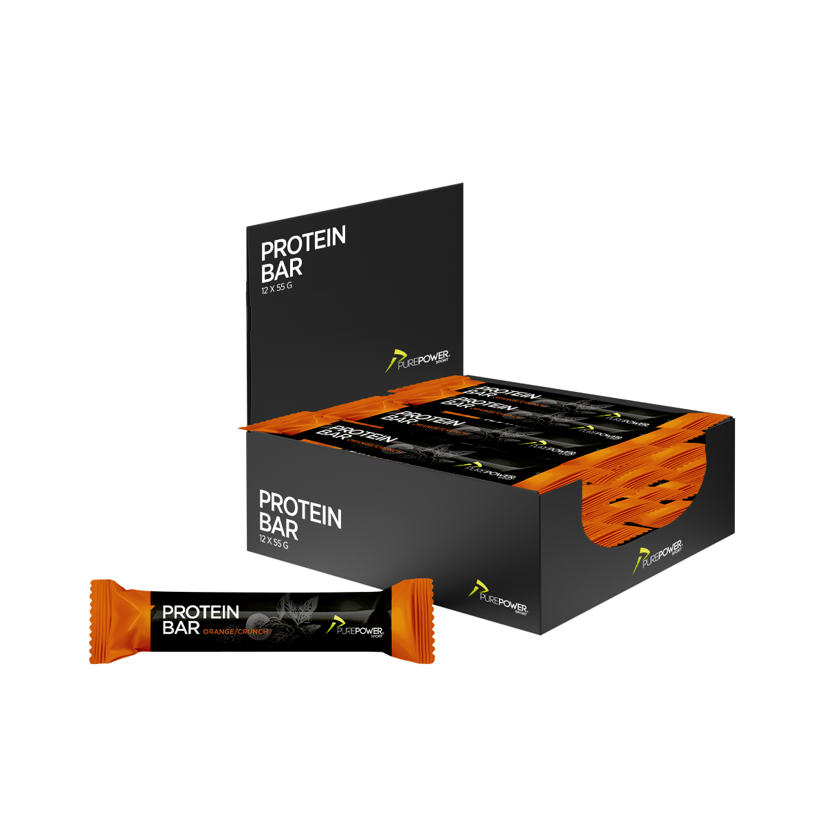 Protein Bar Orange Crunch 12x55 g