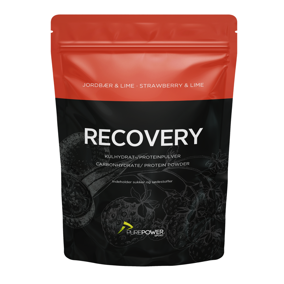 Recovery Jordbær/Lime 1 kg