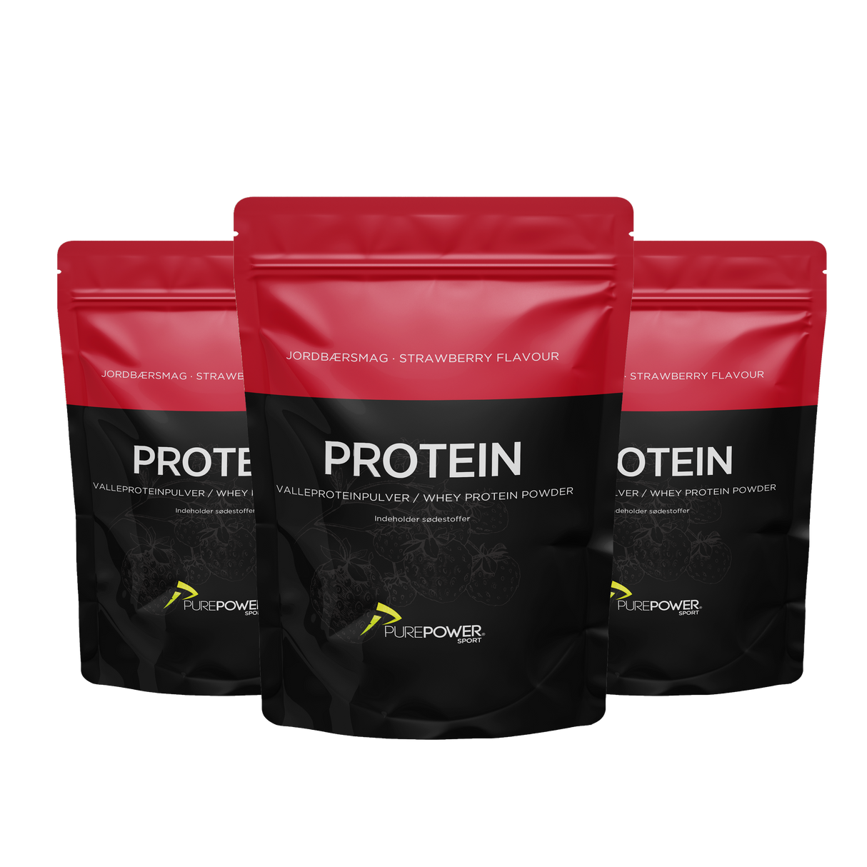 Jordbær Protein Deal 3 x 400 g