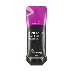Energy Gel Koffein Røde Bær 40 g