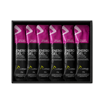 Energy Gel 25 Koffein Røde Bær 12 x 40 g
