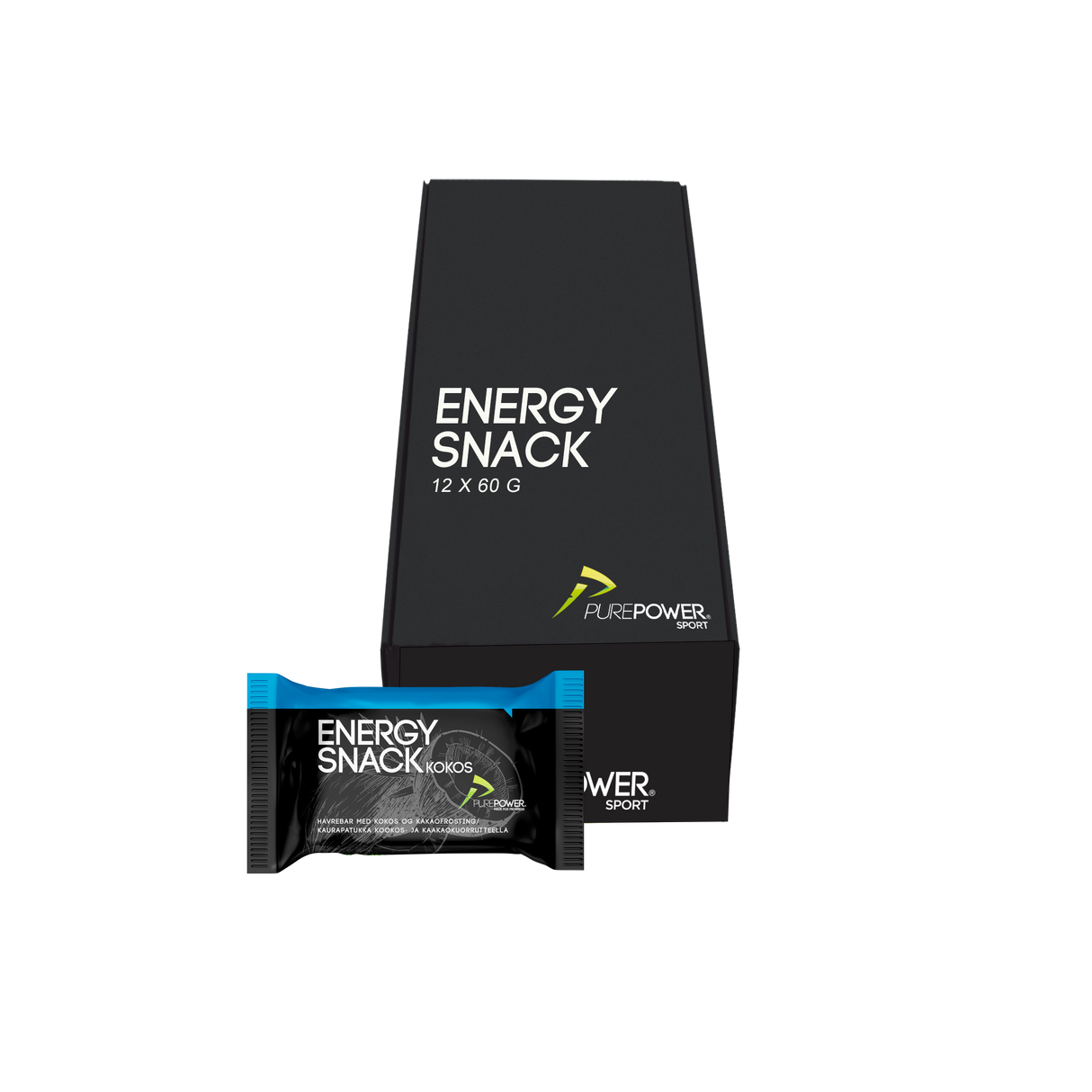 Energy Snack Kokos 12x60 g Bedst før 20/7-24