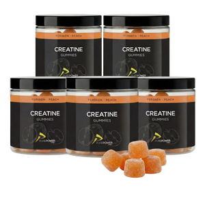 Creatine Gummies Fersken 5 x 60 stk.