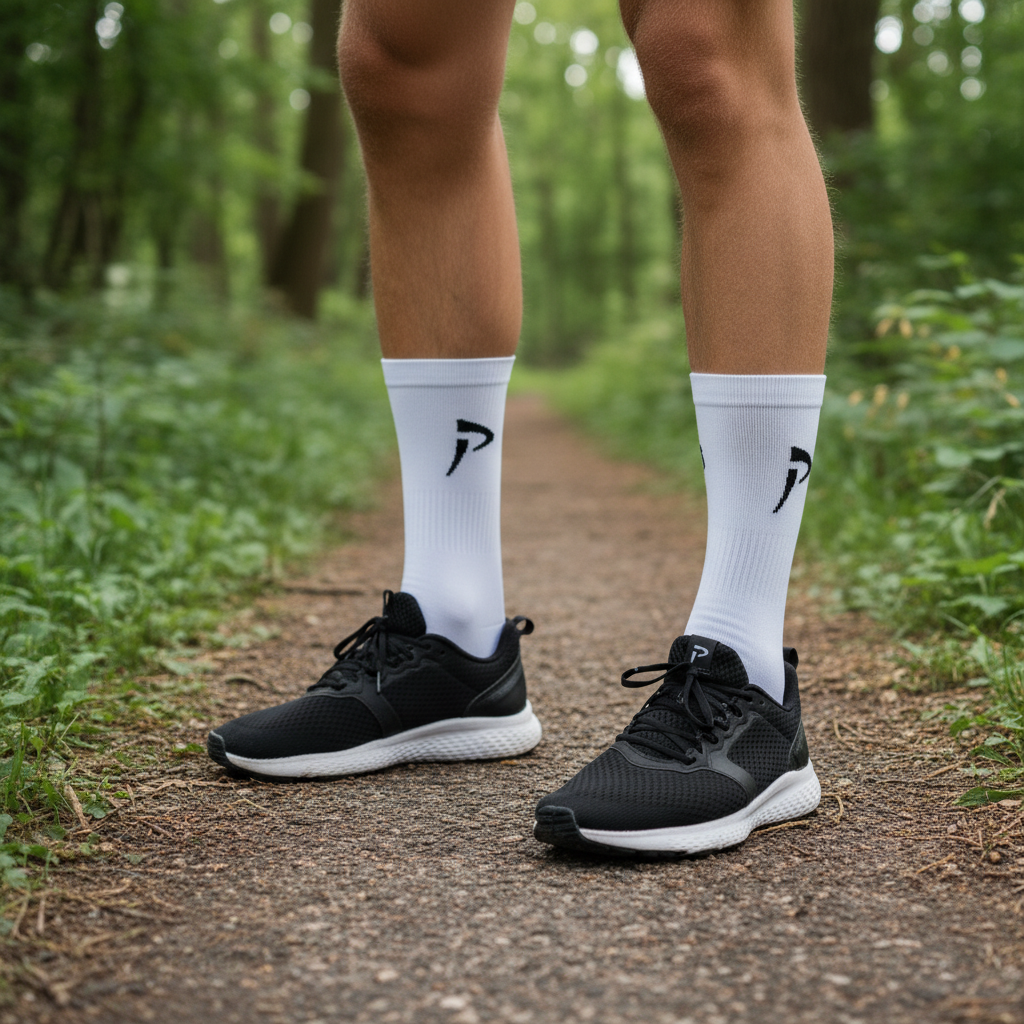 Sportsstrømpe Hvid